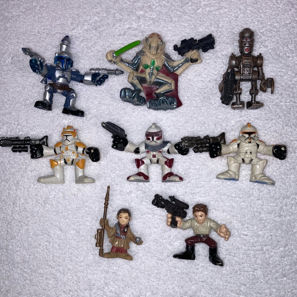 Hasbro Star Wars galactic hero figures storm troopers, galactus, ig-88, …